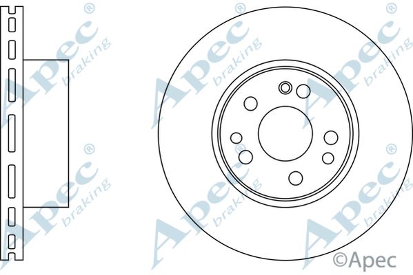 APEC BRAKING Тормозной диск DSK2000